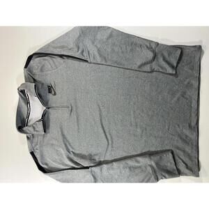 Nike Air Max Grey Quarter-Zip Pullover Sweatshirt